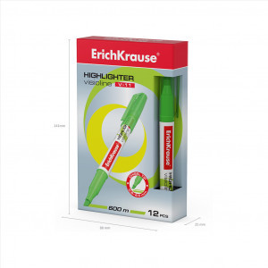 56906 Markator text ErichKrause Visioline V-11, color: green (box 12 pcs.)