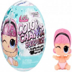 585305 Papusa L.O.L. Surprise! Lil Sis Glitter Color Change +