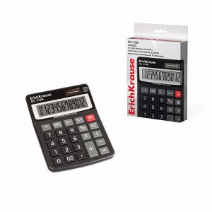 50312 Calculator electronic 12-Digit ErichKrause DC-312N Classic, black (box 1 pc.)