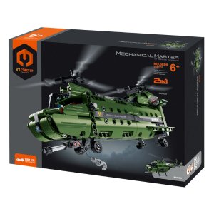 6809 Set de constructie 2 in 1 Mechanical Master &mdash; &bdquo;Elicopter Militar&rdquo;, 393 p