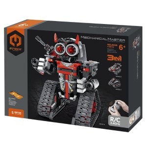8030 Set de constructie 3 in 1 Mechanical Master &bdquo;Robot Rosu, cu telecomanda, 432 p