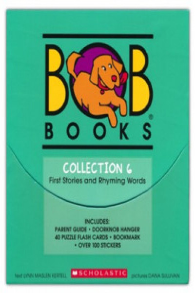 Bob Books Collection 6: 6 Books Box Set [First Stories and Rhyming Words]