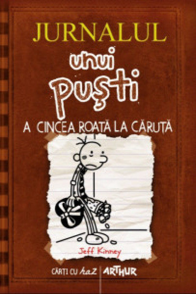 Coperta: Jurnalul unui pusti vol.7 A cincea roata la caruta