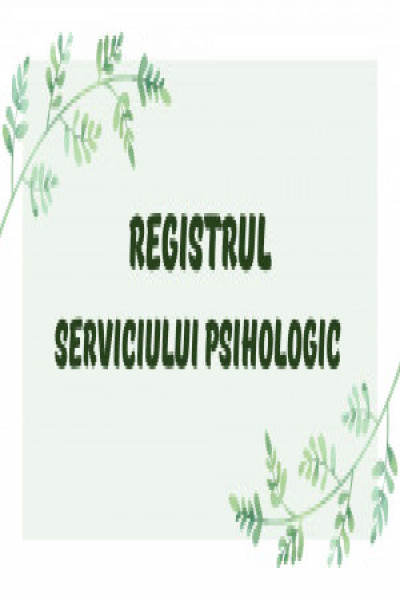 Registrul serviciului psihologic