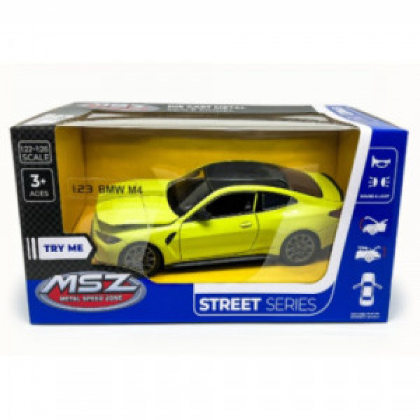 Masina macheta din metal MSZ Die-cast model BMW M4, 1:23 68280M