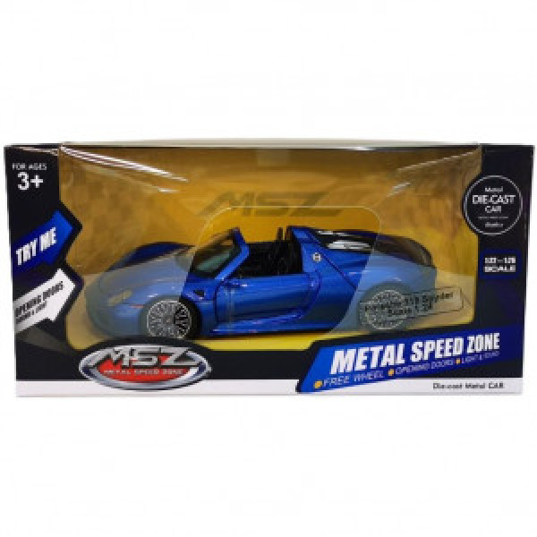 Masina model MSZ Die-cast Porsche 918 Spyder, 1:24 68243A