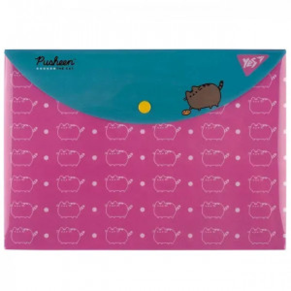 Mapa-cu buton Yes B5  Pusheen 492226