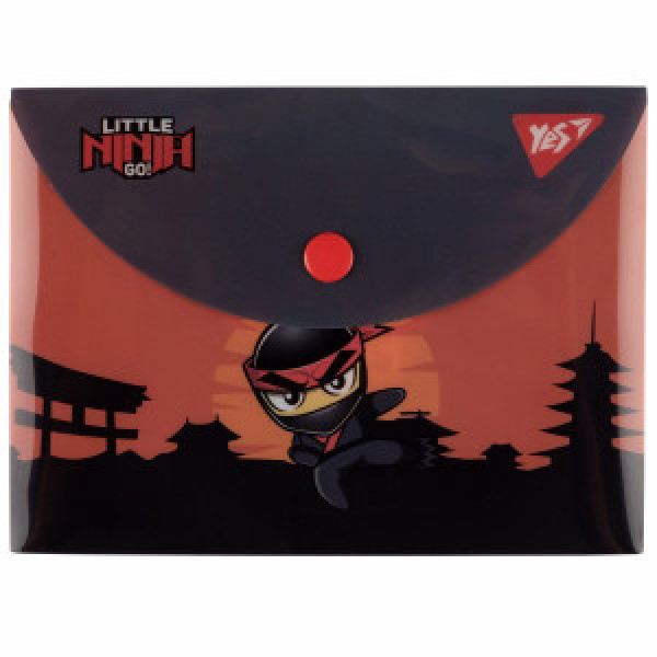 Mapa-cu buton Yes B7  Ninja оранжево-серый 492265