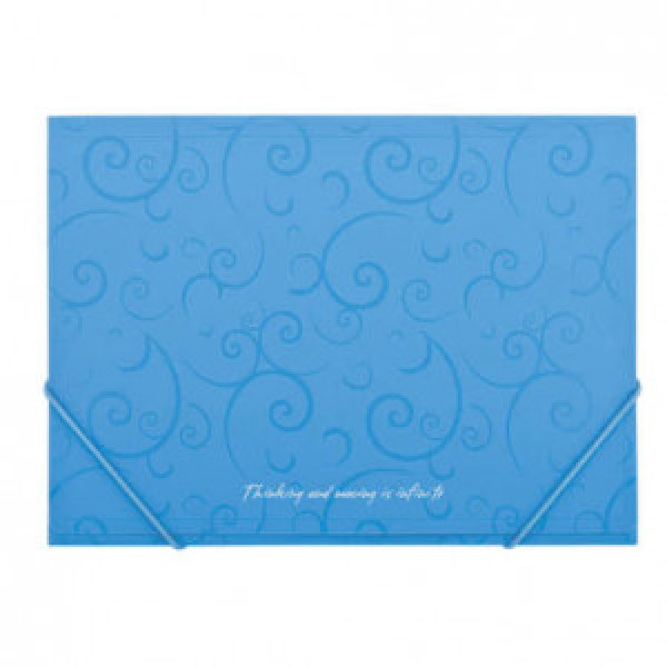 Mapa plastic cu elastic A4, Blue BM.3914-14