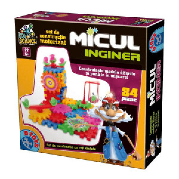 Micul Inginer - Set de Constructie Motorizat (84 pies 74065