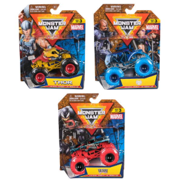 Monster truck Marvel «Monster Jam» 1:64, in as. 6069960