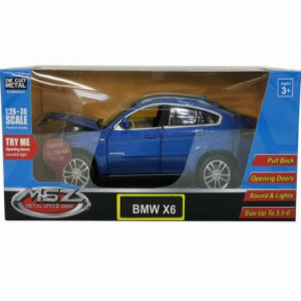 MSZ Die-cast model BMW X6, 1:32, ast 68311