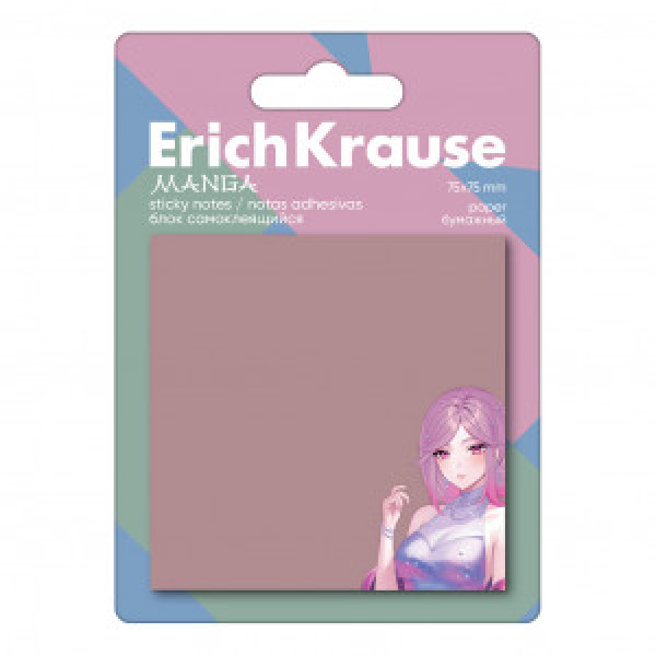 Notite 61665 ErichKrause Manga, 75х75 mm, 50 sheets (24)