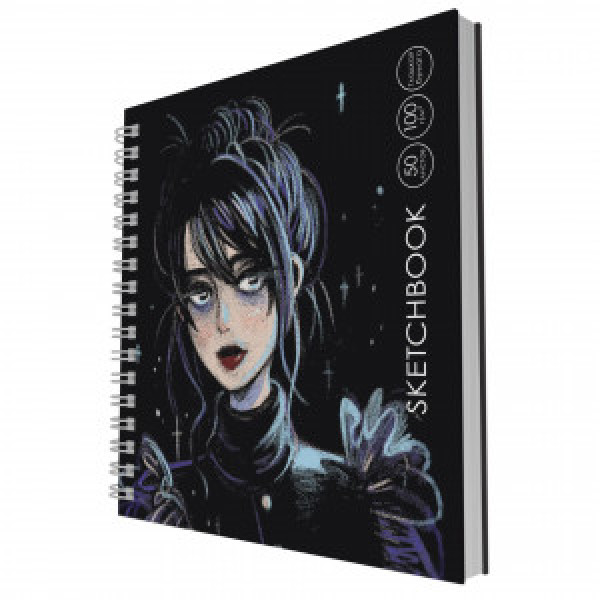 Album desen 50f SKETCHBOOK 165x165 ТС505448 Обаятельная и мрачная spirala