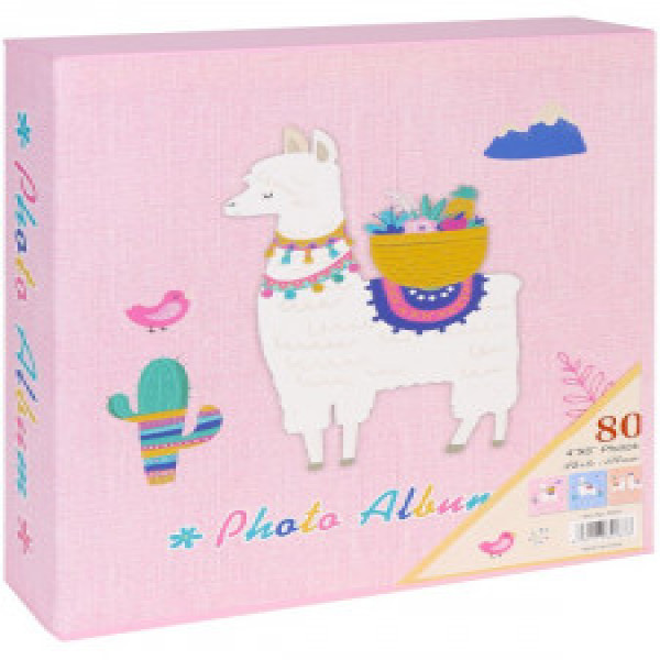Album foto  Ламочки 10х15 на 80 фото, розовый АФ-6198
