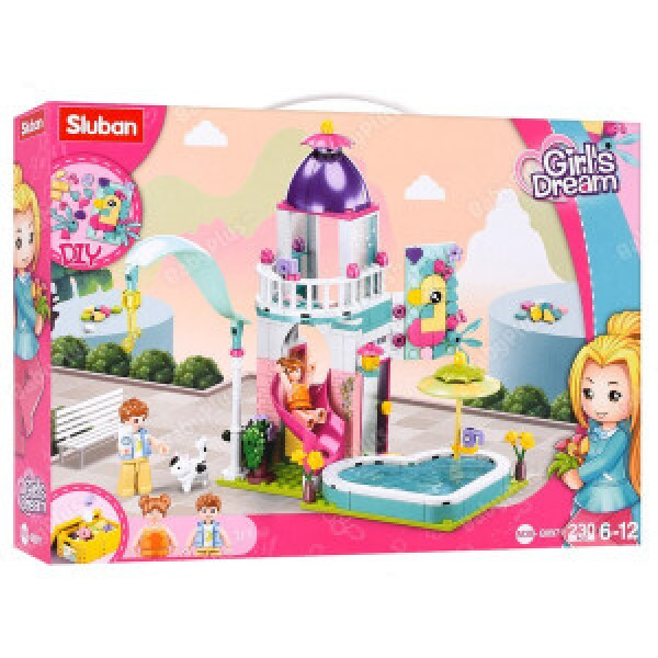 B0971 Set de constructie ”Teren de joaca”, 228 elem.