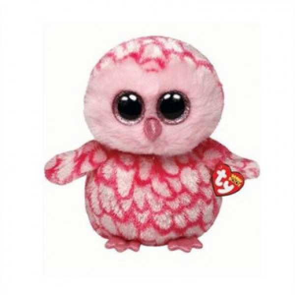 BB PINKY - pink barn owl 24 cm TY36994