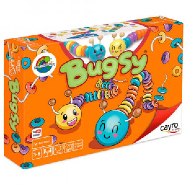 Joc educativ Bugsy  pentru copii 3+, Cayro, din lemn CYR1650
