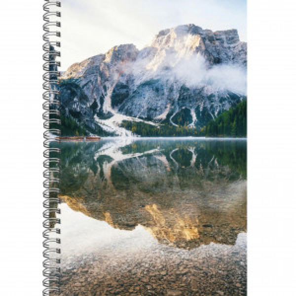 Caiet A5 100f Пейзаж в горах ТС51005232 linie spirala