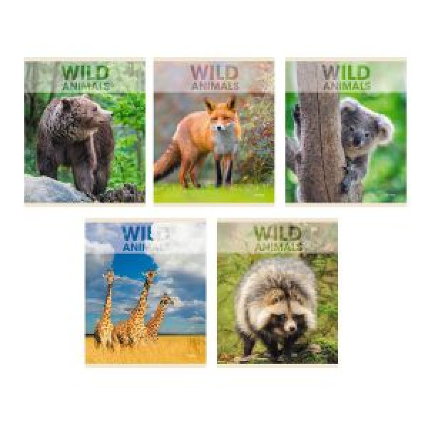 Caiet A5 96 foi ТЛ968377 Wild animals patr