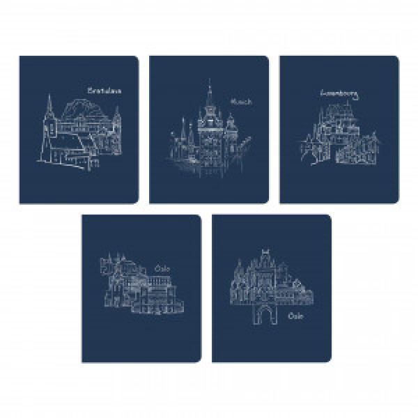 Caiet A5 96f TOTAL DENIM. Сastle ТК487936 patr