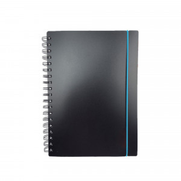 Caiet A6 80 foi patr Favorite Black. No 3 ТПФВ680195 spirala