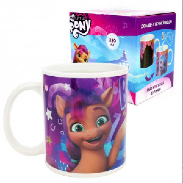 Cana Termo-Change portelan 330ml My Little Pony: Новое поколение Розовая