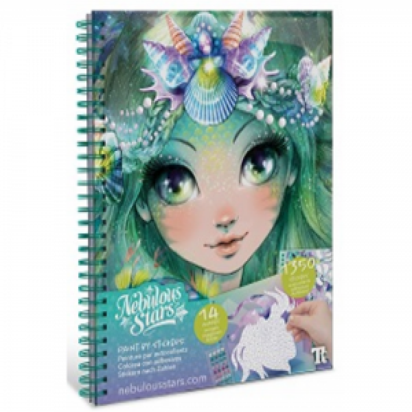 Carnet 11129 Nebulous Stars creativeBookPaint-by-Stickers