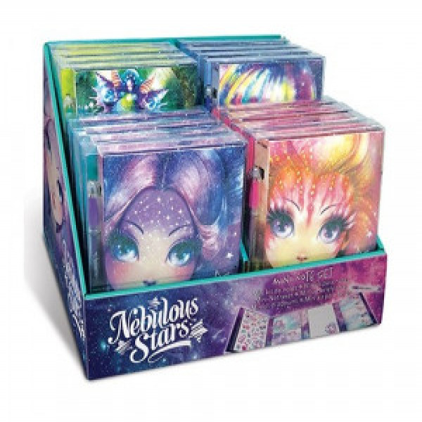 Carnet 11501 Nebulous Stars Mini Note Set (16pcs 4 model)