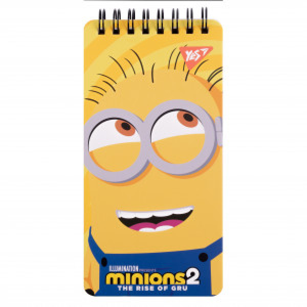 Carnet spirala YES 80х160mm 60f Minions 151767 (1)