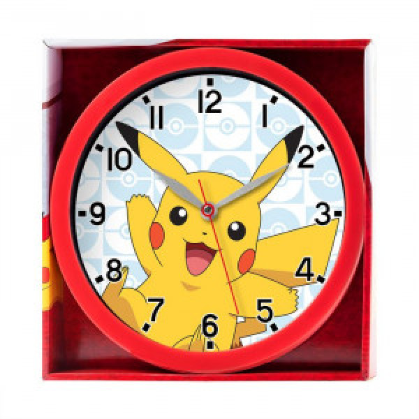 Ceas pu copii POK Wall clock, Pikachu POK3159