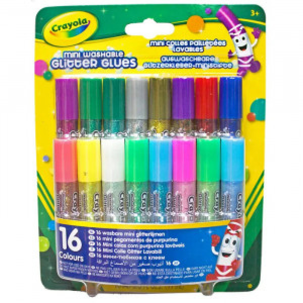 Clei glitter CRAYOLA 16 buc 69-4200