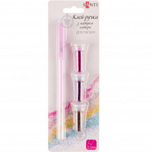 Clei pix cu gliter diverse culori Santi  742960 (1)