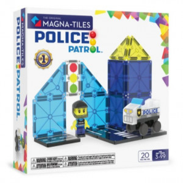 Constructor magnetic MT Police Patrol Set 20 pcs 252020MT