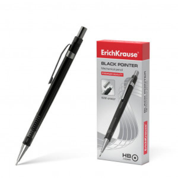 22005 Creion-mecanic ErichKrause Black Pointer 0.5 mm, HB (box 12 pcs.)