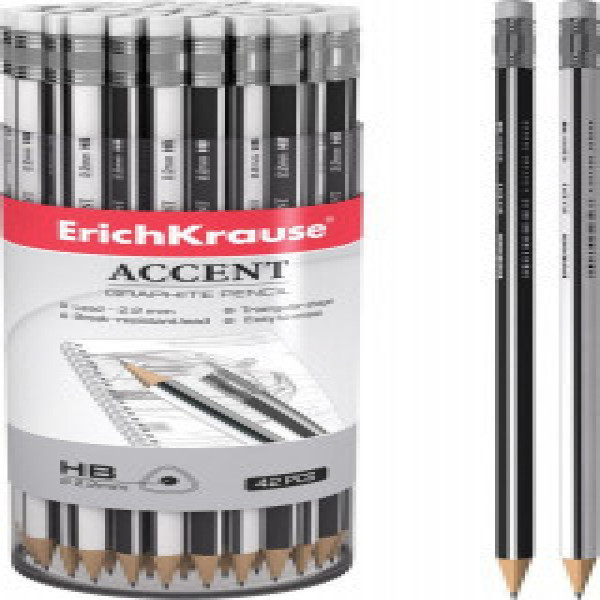 32856 Creion simplu with eraser ACCENT