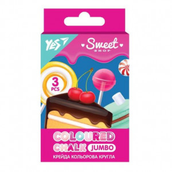 Creta colorata 3buc YES Sweet Cream JUMBO_400459 (1)