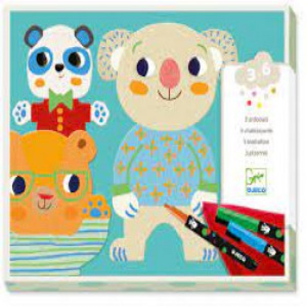 DJ08992 Set de Colorat pentru mici The cuties
