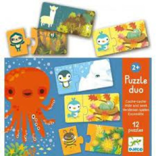 DJ08156 PUZZLE DUO - Hide and Seek