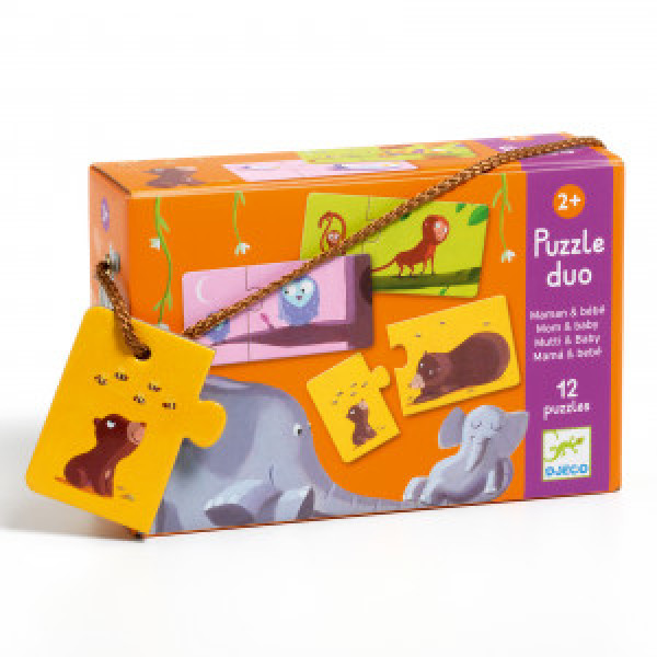 DJ08157 PUZZLE DUO - Mama si bebe