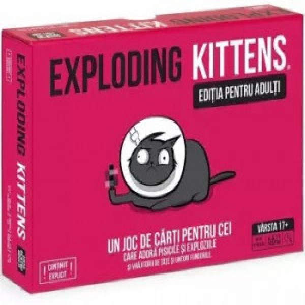 Joc Exploding Kittens pentru adulti NSFW Pink Edition EKIEK02NRO