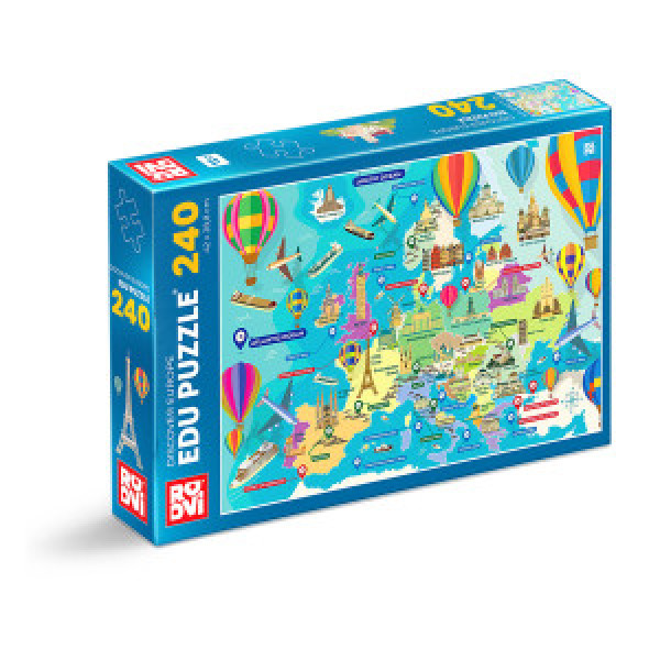 Edu Puzzle 240 pieces - Discover Europe 79824