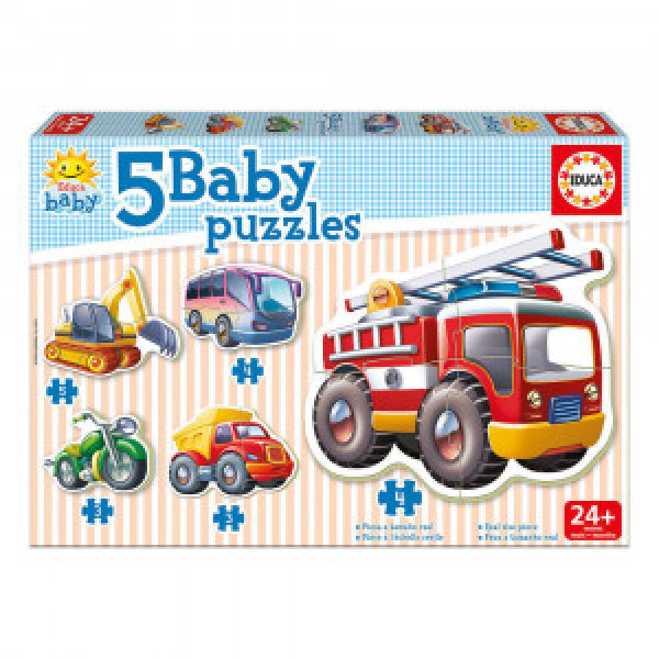 Educa 14866 Vehicle Baby Puzzle