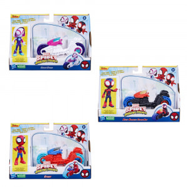 F6777 Set figurina Spidey cu vehicul SAF MOTORCYCLE AST