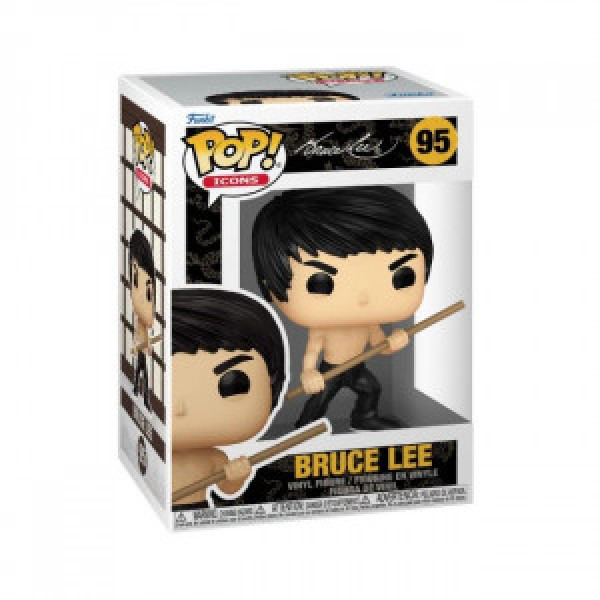 Figurina FUNKO POP! Bruce Lee with Bo Staff 86522F