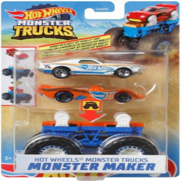 GWW13 Set de 2 masini "Monster Creator" in sort