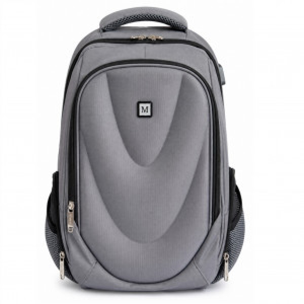Ghiozdan 3 compartimente ST04467 / 8027 gri