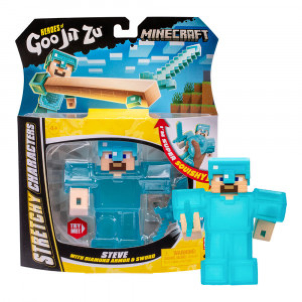 GJZ Figurina elastica Minecraft hero pack, ast 42765G