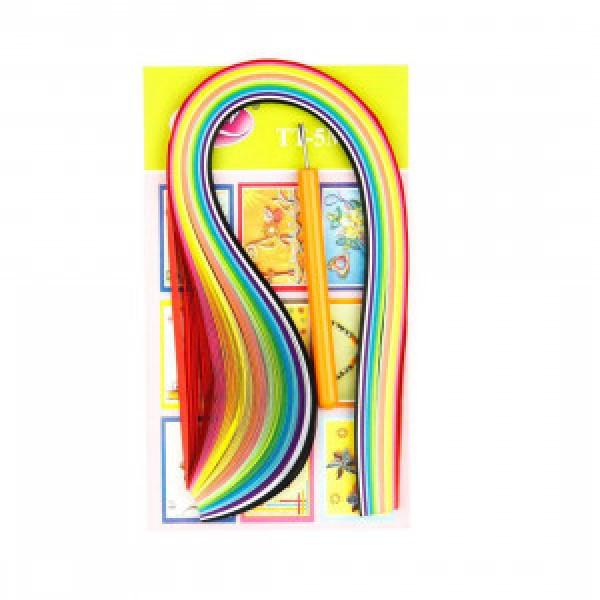 Hartie pentru quilling 16 cul. (5 mm x 385 mm) ST02499