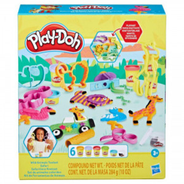 HAS PD Set de joaca cu unelte Wild animals F7213